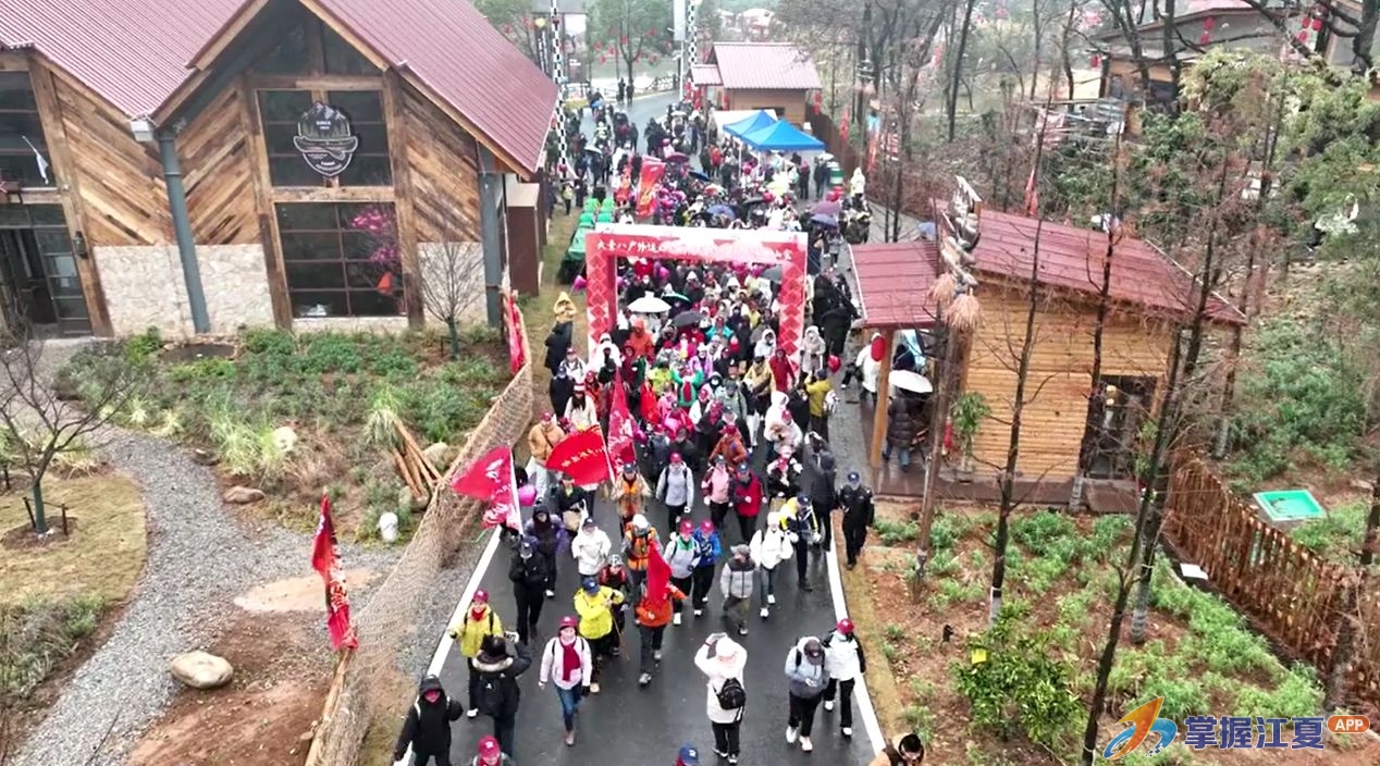 江夏大青八首届迎新登高年味赶山会火热启幕