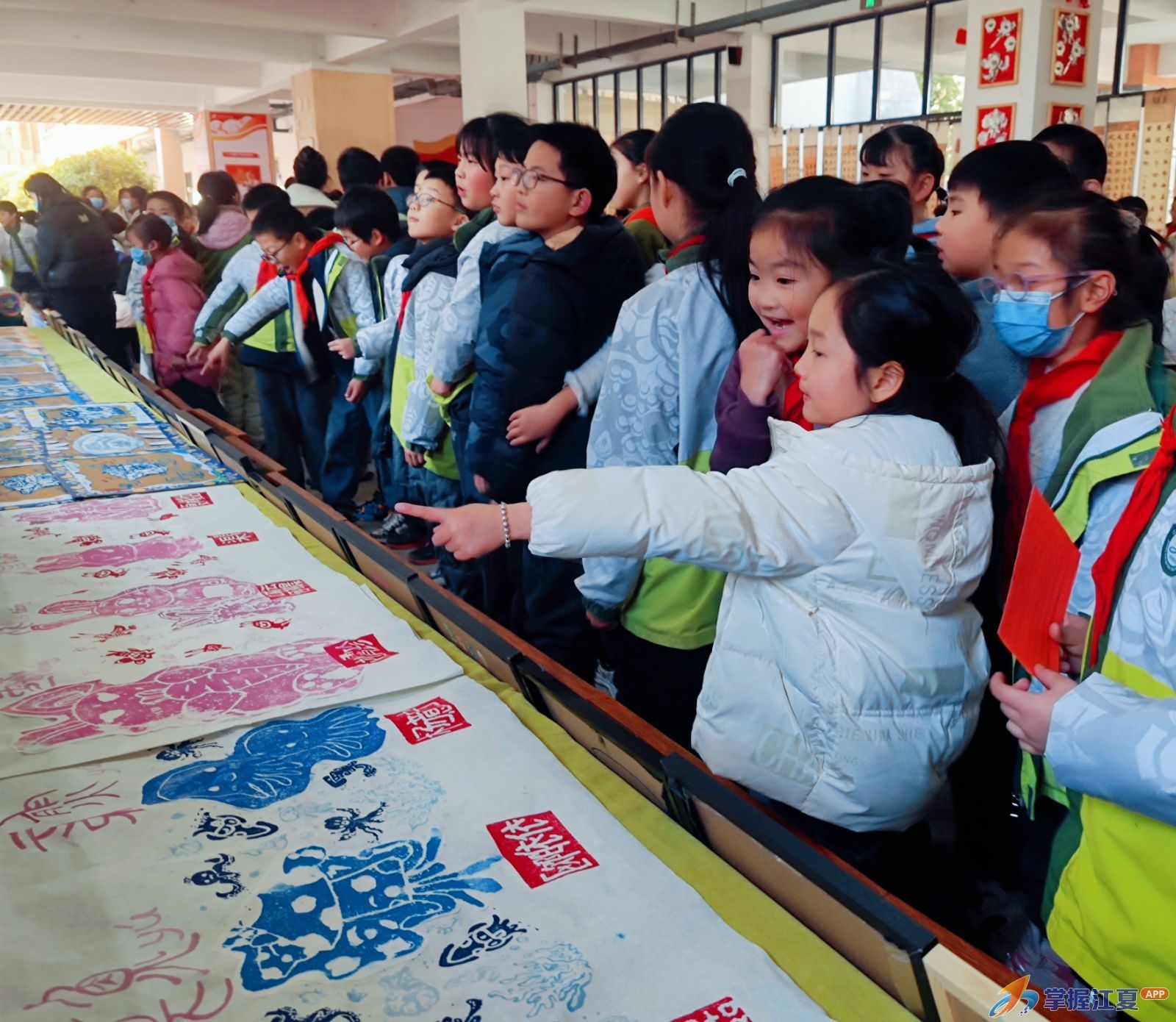 江夏区实验小学古驿路校区举办社团成果展示活动