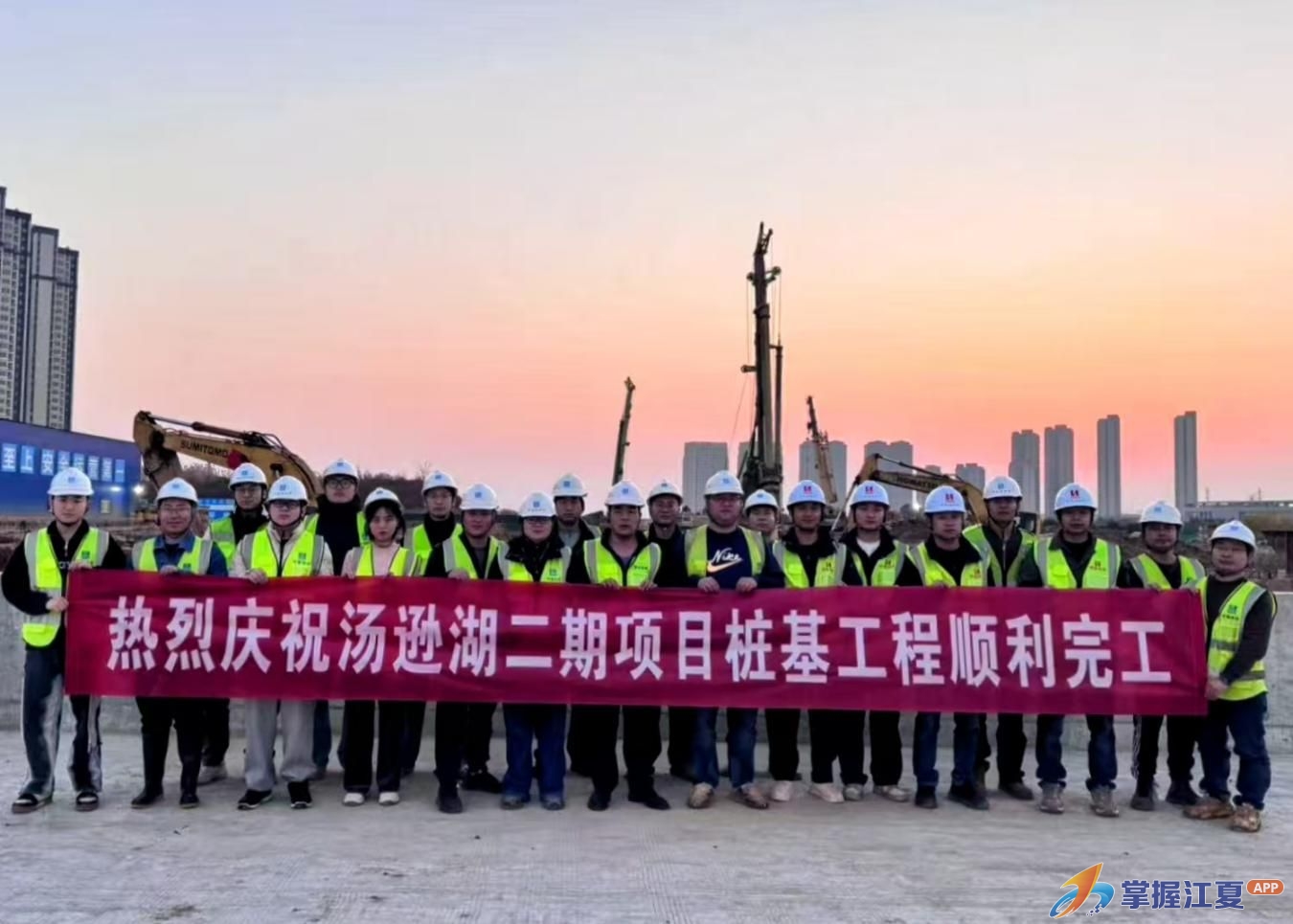 汤逊湖流域治理再进一步 藏龙岛地下净水厂桩基工程全面完工