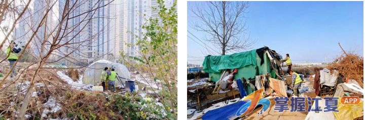 冬日攻坚！郑店街道扎实推进“四线一口”整治，拆除107国道两侧违规搭建