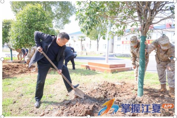 春风拂绿植新意，携手共建美家园——法泗街组织开展义务植树活动