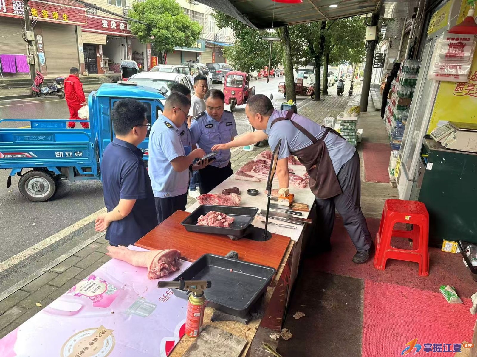 湖泗多部门联合开展肉制品经营专项检查 严守食品安全底线