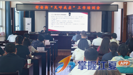 赋能基层提质效 精耕细作优服务——舒安街道召开“民呼我应”工作专题培训会