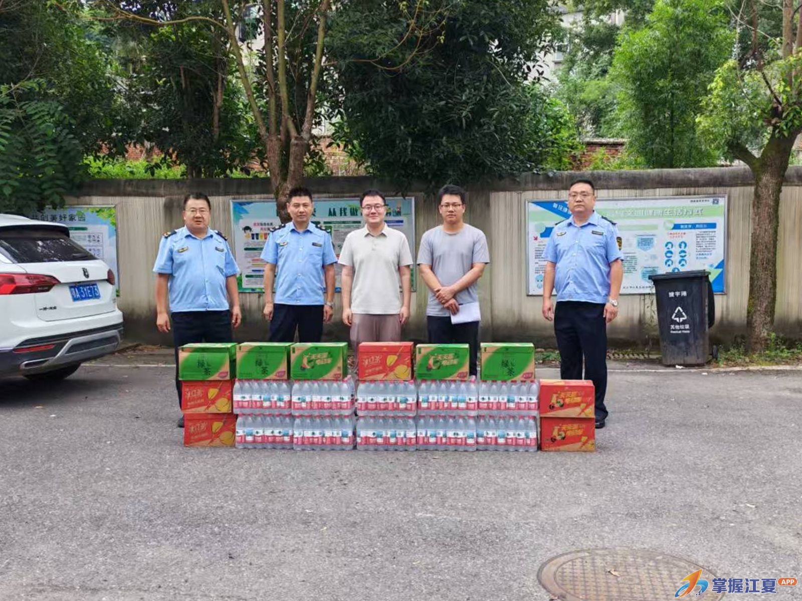 炎炎夏日送清凉，浓浓关爱沁人心！湖泗街道工会慰问一线高温作业者