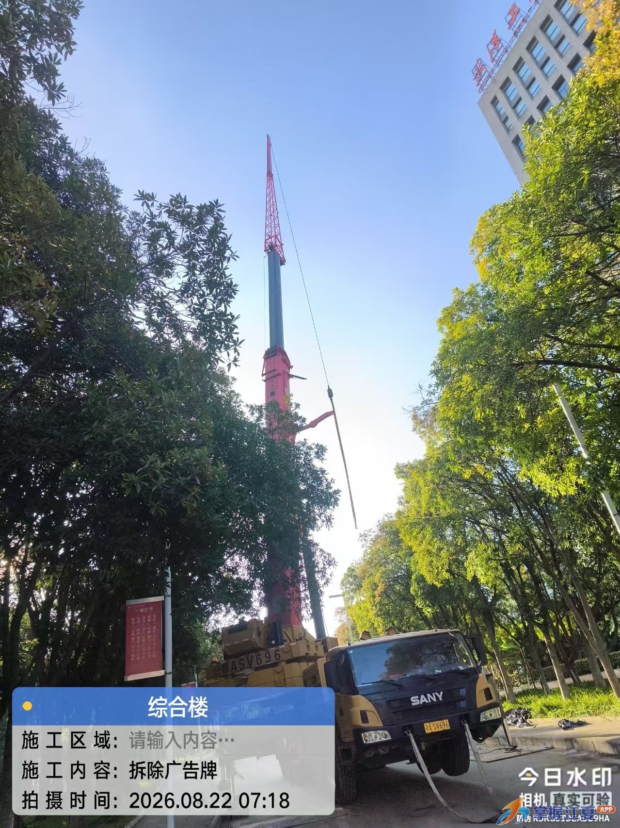 纸坊街道多部门联动拆除校园高空隐患 精细治理守护“头顶安全”